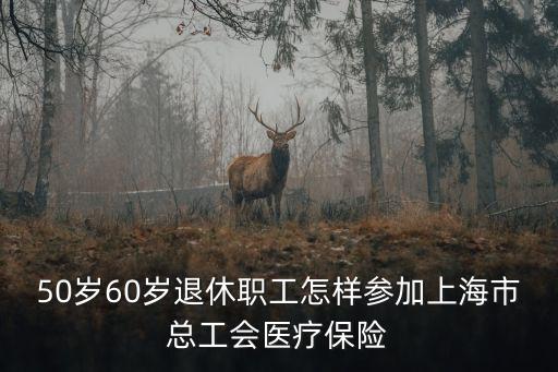 50歲60歲退休職工怎樣參加上海市總工會醫(yī)療保險