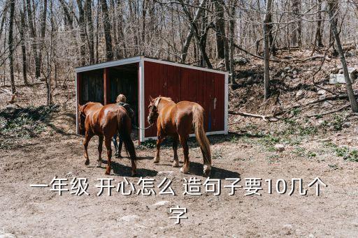 一年級(jí) 開(kāi)心怎么 造句子要10幾個(gè)字