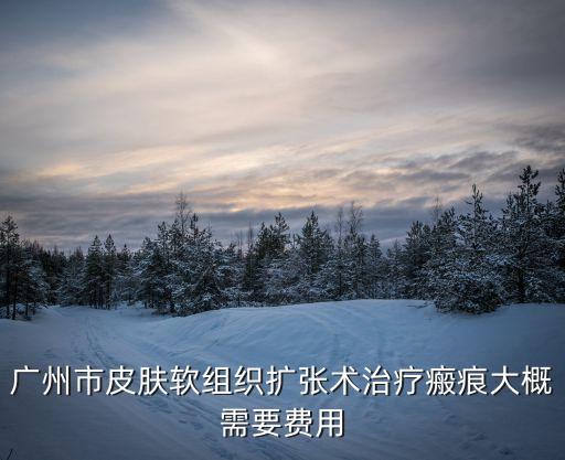 廣州市皮膚軟組織擴張術治療瘢痕大概需要費用