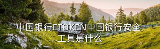 中國銀行ETOKEN中國銀行安全 工具是什么