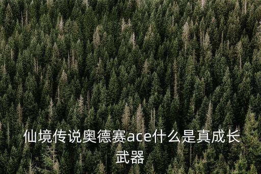  仙境傳說奧德賽ace什么是真成長武器