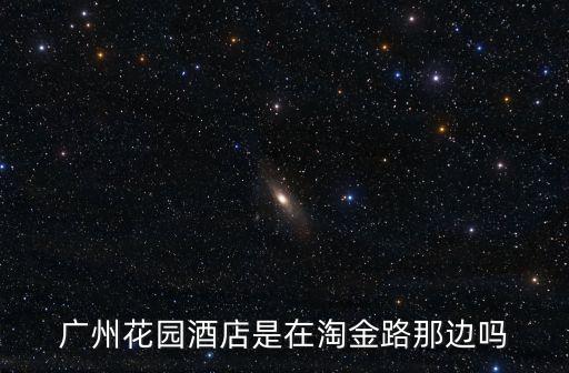 廣州花園酒店是在淘金路那邊嗎