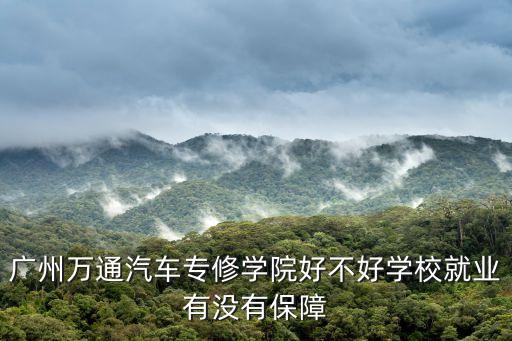 廣州安捷萬通好嗎，廣州萬通學校老師怎么樣