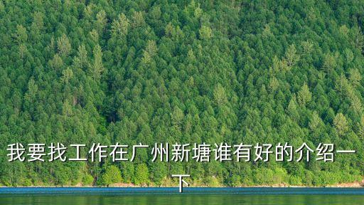 廣州新塘兼職小學教師，我要找工作在廣州新塘誰有好的介紹一下