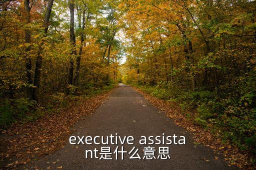 executive assistant是什么意思