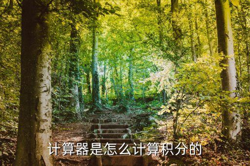 計算器是怎么計算積分的