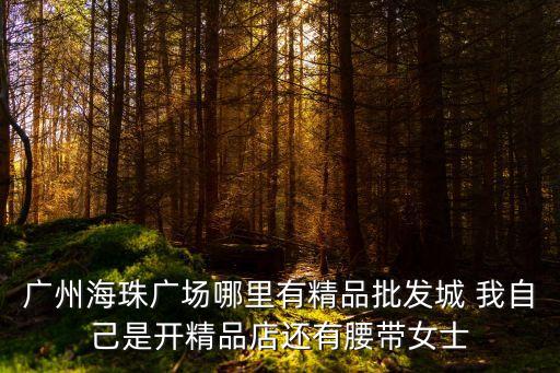 廣州海珠區哪里有精品店 飾品，請問廣州海珠區哪里有書店和飾品店