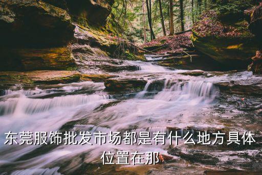 東莞服飾批發(fā)市場都是有什么地方具體位置在那