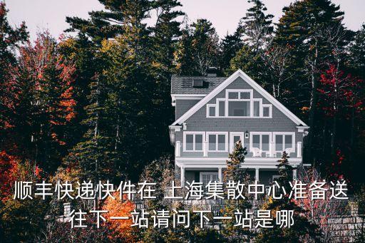 順豐快遞快件在 上海集散中心準備送往下一站請問下一站是哪