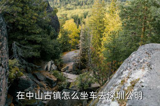 在中山古鎮怎么坐車去深圳公明