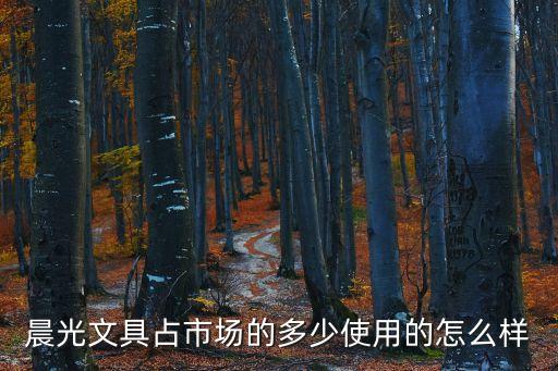 晨光文具筆在上海市場占有率，晨光文具占市場的多少使用的怎么樣