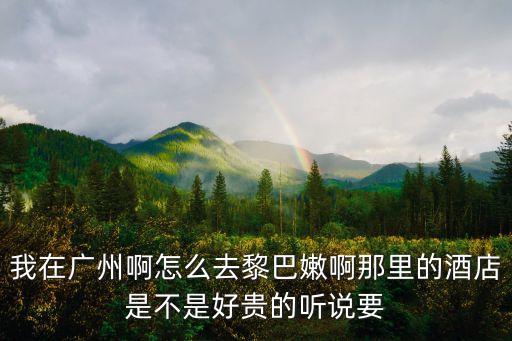 我在廣州啊怎么去黎巴嫩啊那里的酒店是不是好貴的聽說要