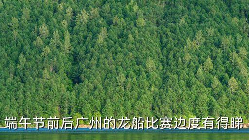 端午節前后廣州的龍船比賽邊度有得睇