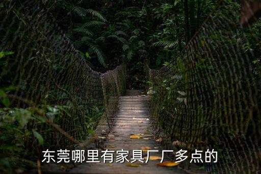 東莞大朗沙塘圍有什么家私廠，東莞大朗有沒有家具廠