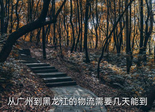 廣州到黑龍江貨運，從廣州到黑龍江的物流需要幾天能到