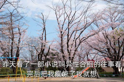 昨天看了一部小說叫異性合租的往事看完后把我震驚了我就想