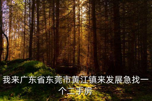 東莞黃江萬科金域濱江二手房，黃江一室一廳的房子大概多少錢