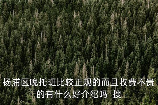 上海市楊浦區集辦托兒所托班，楊浦區哪有少兒暑托班
