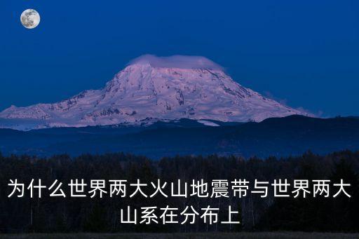 世界兩大火山地震帶，世界兩大火山地震帶在哪