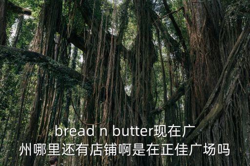 bread n butter現(xiàn)在廣州哪里還有店鋪啊是在正佳廣場嗎
