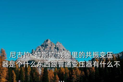 尼古拉· 特斯拉 線圈里的共振變壓器是個什么東西跟普通變壓器有什么不...