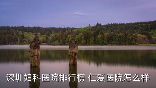 深圳婦科醫院排行榜 仁愛醫院怎么樣