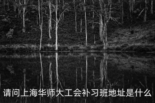 請問上海華師大工會補習班地址是什么