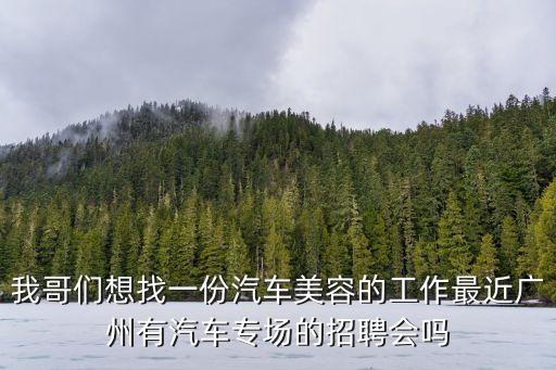 廣州招汽車美容工，廣州市汽車美容有招師傅的嗎工資大概多少