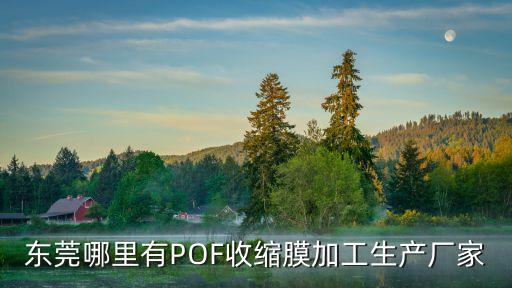 東莞哪里有POF收縮膜加工生產廠家