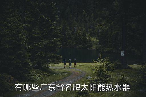 有哪些廣東省名牌太陽能熱水器
