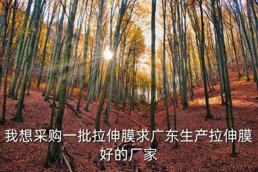 東莞機(jī)用拉伸膜哪款好，拉伸膜的種類有哪些有哪些廠家生產(chǎn)
