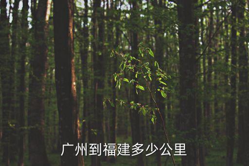 廣州到福建多少公里