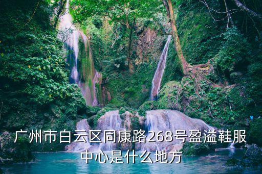 廣州白云區同和尊寶比薩地址，廣州市白云區同康路268號盈溢鞋服中心是什么地方