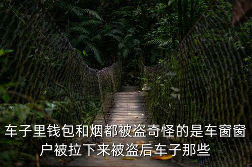 東莞拉車門塘廈砸車窗盜竊，等燈位 小賊直接拉車門搶劫