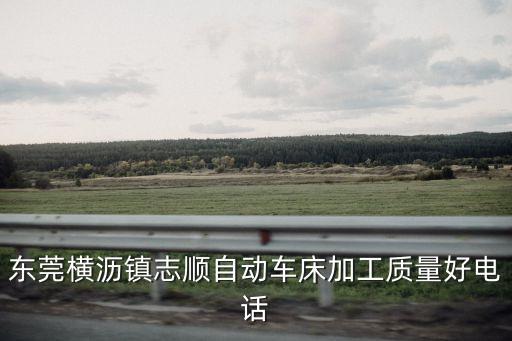 東莞車床加工大件，東莞橫瀝鎮志順自動車床加工質量好電話