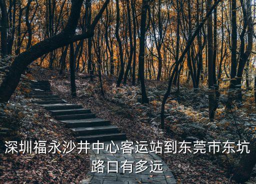 深圳福永沙井中心客運(yùn)站到東莞市東坑路口有多遠(yuǎn)