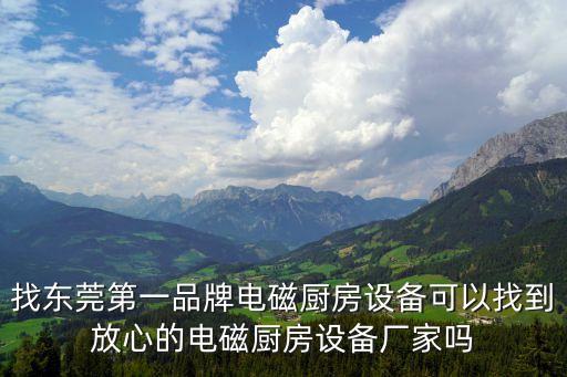找東莞第一品牌電磁廚房設(shè)備可以找到放心的電磁廚房設(shè)備廠家嗎