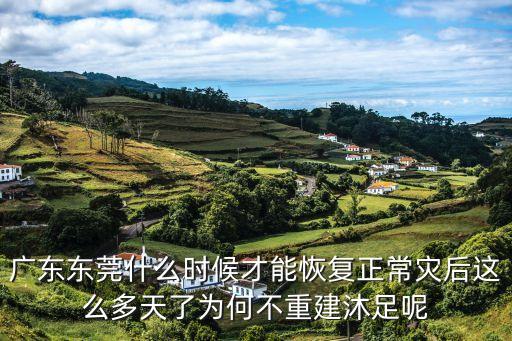東莞超市啥時候恢復正常，東莞的經濟什么時候才能恢復啊有些人說5年有些人說10年想問