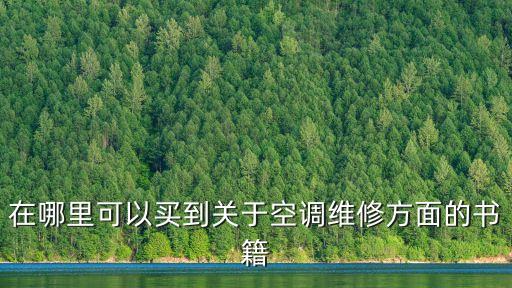 東莞哪家書店有空調(diào)維修書，那里有空調(diào)維修書賣啊