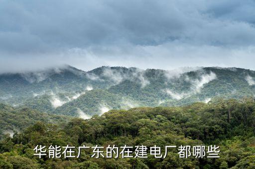 東莞市華能通達(dá)新廠區(qū)，華能在廣東的在建電廠都哪些