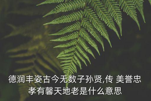 美譽的意思,謝謝美譽的意思
