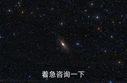 著急咨詢一下