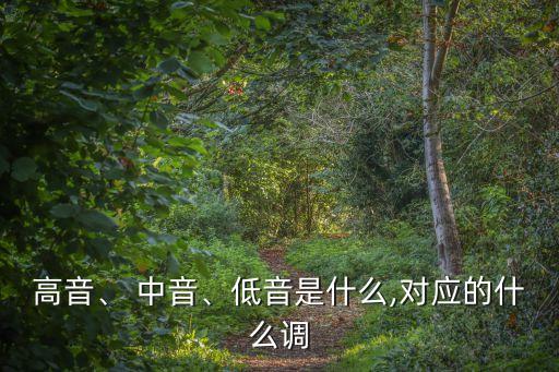 高音、 中音、低音是什么,對(duì)應(yīng)的什么調(diào)
