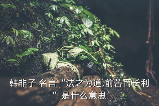 法家名言,先秦諸子最精華名言推薦!