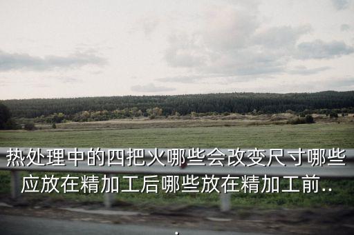 四把火,怎樣滅去體內的四把火?