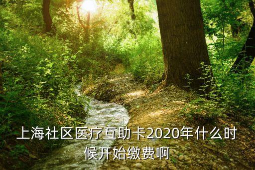 上海社區(qū)醫(yī)療互助卡2020年什么時候開始繳費(fèi)啊
