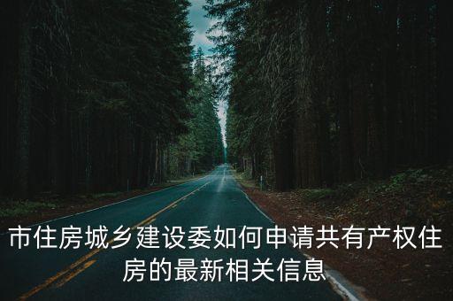 市住房城鄉(xiāng)建設(shè)委如何申請共有產(chǎn)權(quán)住房的最新相關(guān)信息