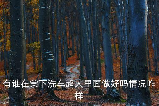有誰在棠下洗車超人里面做好嗎情況咋樣
