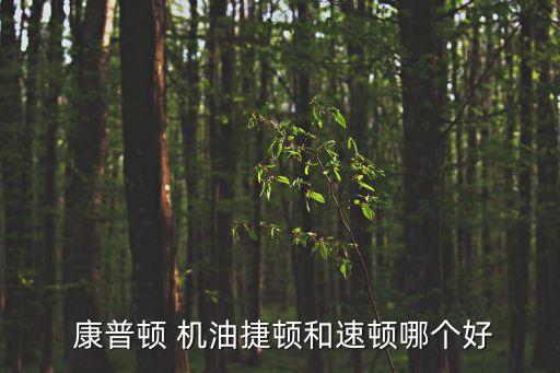 康普頓機油怎么樣,康普頓和tada機油比較優勢