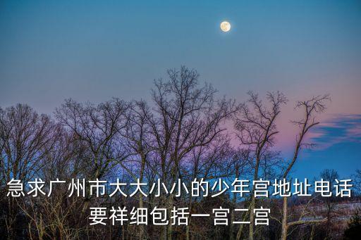 廣州番禺市橋少年宮，番禺市橋至廣州少年宮2宮怎么走路線